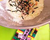 天かす無くて☆梅茶漬けインチーズもんじゃ作り方1写真