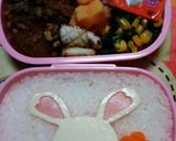 キャラ弁♡うさぎのモフィ　簡単作り方7写真