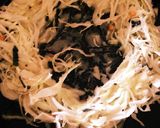 天かす無くて☆梅茶漬けインチーズもんじゃ作り方3写真
