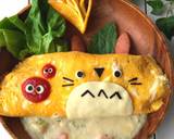 トトロ＊まっくろくろすけ デコオムライス作り方7写真