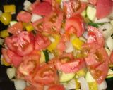 ひき肉と夏野菜とチーズのラタトゥイユ風☆作り方3写真