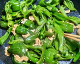 超簡単 ピーマン炒め煮作り方1写真