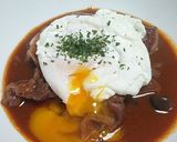 鶏肉のワイン煮込（ポーチドエッグのせ）作り方6写真