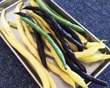インゲンの胡麻和え〜焼肉のたれで作り方1写真