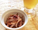 ごはんにもつまみにも！大根の皮の梅肉和え作り方5写真