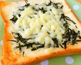 簡単朝食☆おつまみ！のりチーズパン作り方2写真