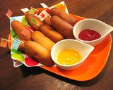 パンケーキミックス粉でミニホットドッグ作り方5写真