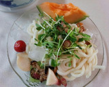 血管ダイエット食399（冷やしうどん）作り方1写真