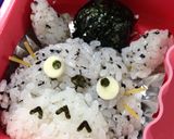 キャラ弁 トトロ 梅雨バージョン作り方2写真