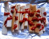 食パン耳で簡単ピザ(*^-^)作り方1写真