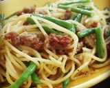 ひき肉といんげんのペペロンチーノ作り方6写真