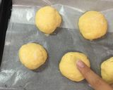 HMで*おやつミニメロンパン作り方4写真