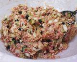 ナスとキャベツの揚げ餃子作り方5写真