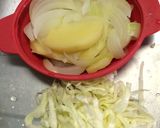 マスタード（からし）のじゃがキャベ炒め☆作り方1写真