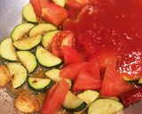 トマトとズッキーニの冷製パスタ作り方5写真