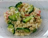キヌアと豆腐のさっぱりサラダ作り方5写真