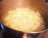たらことクリームチーズのポテトサラダ。作り方1写真
