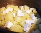 たらことクリームチーズのポテトサラダ。作り方2写真