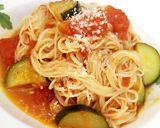 トマトとズッキーニの冷製パスタ作り方8写真