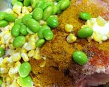 お弁当に！コーンと枝豆入りチキンナゲット作り方2写真