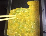 お弁当の彩りに☆ネギ入り卵焼き作り方4写真