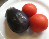 みずみずしい水茄子とトマトの冷製パスタ作り方2写真