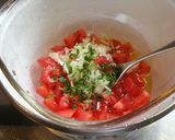 みずみずしい水茄子とトマトの冷製パスタ作り方7写真