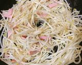 簡単美味い！もやし＆ハム粒マスタード炒め作り方1写真