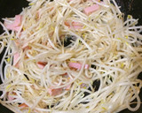 簡単美味い！もやし＆ハム粒マスタード炒め作り方1写真