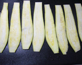 ☰長なすで、ねぎとベーコンの巻き揚げ☰作り方2写真