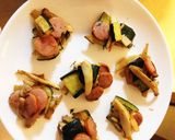 ズッキーニとキノコの一口チーズサラダ作り方3写真