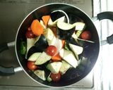 夏野菜♪畑の中に豚がいる作り方3写真