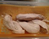 鶏ササミと長芋のポン酢和え作り方1写真