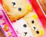 キャラ弁リラックマシリーズ作り方1写真