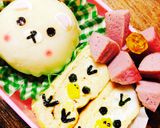 キャラ弁リラックマシリーズ作り方3写真