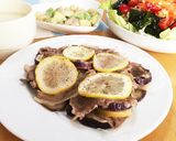 豚肉とレモン、ナスの重ね蒸し☆*+作り方9写真