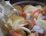 鮭と新じゃがのオーブン焼きと焼きナス作り方4写真