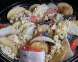 鮭と新じゃがのオーブン焼きと焼きナス作り方5写真