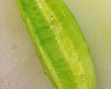 きゅうりと帆立のスープ作り方1写真