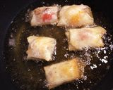プチトマトの春巻き作り方5写真