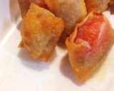 プチトマトの春巻き作り方4写真