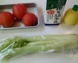 トマトとセロリの冷製ミルクスープ作り方2写真