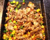 焼き肉のタレ風味 肉入り玉子焼き作り方5写真