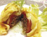 肉詰めトマトのたまごドレス作り方7写真