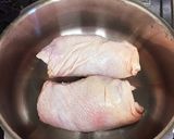 圧力鍋で！ほろほろ鶏のネギだれがけ作り方1写真