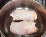 圧力鍋で！ほろほろ鶏のネギだれがけ作り方1写真