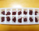 夏☆おやつに！豆乳あずき抹茶ミルクアイス作り方1写真