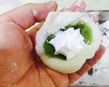 レンジで簡単♪抹茶クリーム大福♥作り方12写真