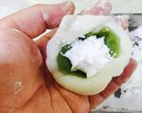 レンジで簡単♪抹茶クリーム大福♥作り方12写真
