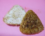 冷凍食品で簡単♪焼きおにぎりバーガー作り方4写真